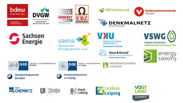 Partnerlogos der Sächsischen Energietage 2026